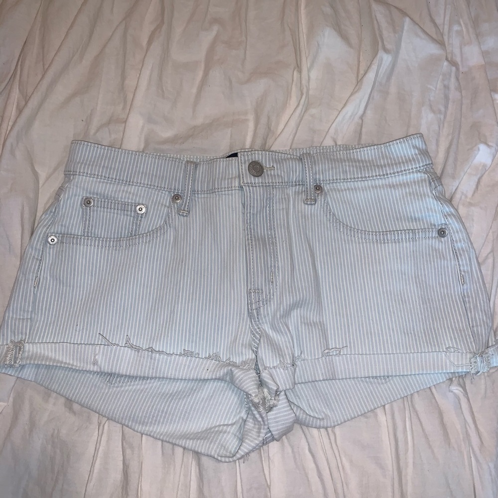 Gap Pinstripe Denim Shorts